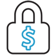 Funkcjonalność bezpieczne płatności ikona